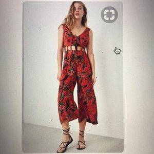 UO cutout orange jumpsuit